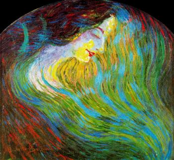 翁貝托 波丘尼 Study of a Feminine Face 翁貝托 波丘尼 Study of a Feminine Face